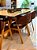 CONJUNTO MESA MARK 160X090 + 6 CADEIRAS AGATHA MARROM - Imagem 7