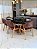 CONJUNTO MESA MARK 160X090 + 6 CADEIRAS AGATHA MARROM - Imagem 3