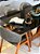 CONJUNTO MESA MARK 160X090 + 6 CADEIRAS AGATHA CINZA - Imagem 6