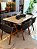 CONJUNTO MESA MARK 160X090 + 6 CADEIRAS AGATHA CINZA - Imagem 4