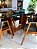 CONJUNTO MESA MARK 160X090 + 6 CADEIRAS AGATHA CINZA - Imagem 8