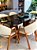 CONJUNTO MESA MARK 160X090 + 6 CADEIRAS AGATHA CREME - Imagem 5