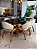 CONJUNTO MESA MARK 160X090 + 6 CADEIRAS AGATHA CREME - Imagem 1