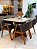 CONJUNTO MESA MARK 120X090 + 4 CADEIRAS AGATHA CINZA - Imagem 2