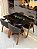 CONJUNTO MESA MARK 120X090 + 4 CADEIRAS AGATHA CINZA - Imagem 3
