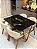 CONJUNTO MESA MARK 120X090 + 4 CADEIRAS AGATHA CREME - Imagem 3