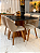 CONJUNTO MESA MARK 120X090 + 4 CADEIRAS MARK MODELO 30 CREME - Imagem 3