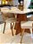 CONJUNTO MESA MARK 120X090 + 4 CADEIRAS MARK MODELO 30 CREME - Imagem 8