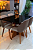 CONJUNTO MESA MARK 120X090 + 4 CADEIRAS MARK MODELO 30 CINZA - Imagem 1