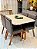 CONJUNTO MESA MARK 120X090 + 4 CADEIRAS MARK MODELO 32 CINZA - Imagem 2