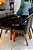 CONJUNTO MESA MARK 120X090 + 4 CADEIRAS MARK MODELO 32 CINZA - Imagem 1