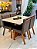 CONJUNTO MESA MARK 120X090 + 4 CADEIRAS MARK MODELO 32 CINZA - Imagem 4