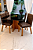 CONJUNTO MESA MARK 120X090 + 4 CADEIRAS MARK MODELO 32 CINZA - Imagem 5