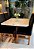 CONJUNTO MESA MARK 120X090 NOGUEIRA + 4 CADEIRAS MARK MODELO 19 PRETO - Imagem 8