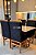 CONJUNTO MESA MARK 120X090 NOGUEIRA + 4 CADEIRAS MARK MODELO 19 PRETO - Imagem 6