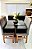 CONJUNTO MESA MARK 120X090 NOGUEIRA + 4 CADEIRAS MARK MODELO 19 GRAFITE - Imagem 5