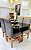 CONJUNTO MESA MARK 120X090 NOGUEIRA + 4 CADEIRAS MARK MODELO 19 GRAFITE - Imagem 3