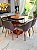 MESA MARK QUADRADA 130X130 + 6 CADEIRAS MARK 30 CINZA + PRATO GIRATORIO - Imagem 3