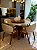 CONJUNTO MESA REDONDA MARK 1,.30m + 4 CADEIRAS AGATHA CREME - Imagem 2