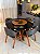 CONJUNTO MESA REDONDA MARK 1,.30m + 4 CADEIRAS AGATHA CINZA - Imagem 2