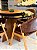 CONJUNTO MESA REDONDA MARK 1,.30m + 4 CADEIRAS AGATHA MARROM - Imagem 6