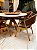 CONJUNTO MESA REDONDA AMÉLIA 135m + 6 CADEIRAS AGATHA CINZA + PRATO GIRATÓRIO - Imagem 2