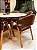 CONJUNTO MESA REDONDA AMÉLIA 135m + 6 CADEIRAS AGATHA CINZA + PRATO GIRATÓRIO - Imagem 6
