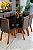 CONJUNTO MESA MARK 160X090 + 6 CADEIRAS MARK MODELO 32 CINZA - Imagem 4