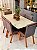 CONJUNTO MESA MARK 160X090 + 6 CADEIRAS MARK MODELO 32 CINZA - Imagem 3