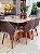 CONJUNTO MESA MARK 160X090 + 6 CADEIRAS MARK MODELO 30 CINZA - Imagem 3