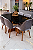 CONJUNTO MESA MARK 160X090 + 6 CADEIRAS MARK MODELO 30 CINZA - Imagem 2