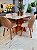 CONJUNTO MESA MARK 160X090 + 6 CADEIRAS MARK MODELO 30 CREME - Imagem 5