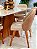 CONJUNTO MESA MARK 160X090 + 6 CADEIRAS MARK MODELO 30 CREME - Imagem 7