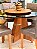 CONJUNTO MESA MARK REDONDA 130M + 6 CADEIRAS MARK MODELO 32 CINZA + PRATO GIRATORIO - Imagem 6