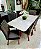 CONJUNTO MESA MARK 160X090 NOGUEIRA + 6 CADEIRAS MODELO 25 MARROM - Imagem 5