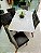 CONJUNTO MESA MARK 160X090 NOGUEIRA + 6 CADEIRAS MODELO 25 MARROM - Imagem 7