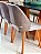 CONJUNTO MESA MARK 180X090 + 8 CADEIRAS MARK MODELO 30 CINZA - Imagem 6