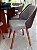 CONJUNTO MESA MARK 180X090 + 8 CADEIRAS MARK MODELO 30 CINZA - Imagem 5