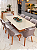 CONJUNTO MESA MARK 180X090 + 8 CADEIRAS MARK MODELO 30 CINZA - Imagem 4