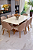 CONJUNTO MESA MARK 180X090 + 8 CADEIRAS MARK MODELO 30 CREME - Imagem 2