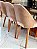 CONJUNTO MESA MARK 180X090 + 8 CADEIRAS MARK MODELO 30 CREME - Imagem 6