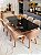 CONJUNTO MESA MARK 180X090 + 8 CADEIRAS MARK MODELO 30 CREME - Imagem 1