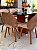 CONJUNTO MESA MARK 180X090 + 8 CADEIRAS MARK MODELO 30 CREME - Imagem 7