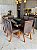 CONJUNTO MESA MARK 180X090 + 8 CADEIRAS MODELO MARK 32 CINZA - Imagem 3