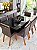CONJUNTO MESA MARK 180X090 + 8 CADEIRAS MODELO MARK 32 CINZA - Imagem 1