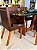 CONJUNTO MESA MARK 180X090 + 8 CADEIRAS MODELO MARK 32 MARROM - Imagem 4