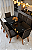 CONJUNTO MESA MARK 180X090 + 8 CADEIRAS MARK MODELO 25 MARROM - Imagem 2