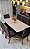 CONJUNTO MESA MARK 180X090 + 8 CADEIRAS MARK MODELO 25 MARROM - Imagem 6