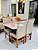 CONJUNTO MESA MARK 120X090 NOGUEIRA + 4 CADEIRAS MARK MODELO 19 PALHA - Imagem 5