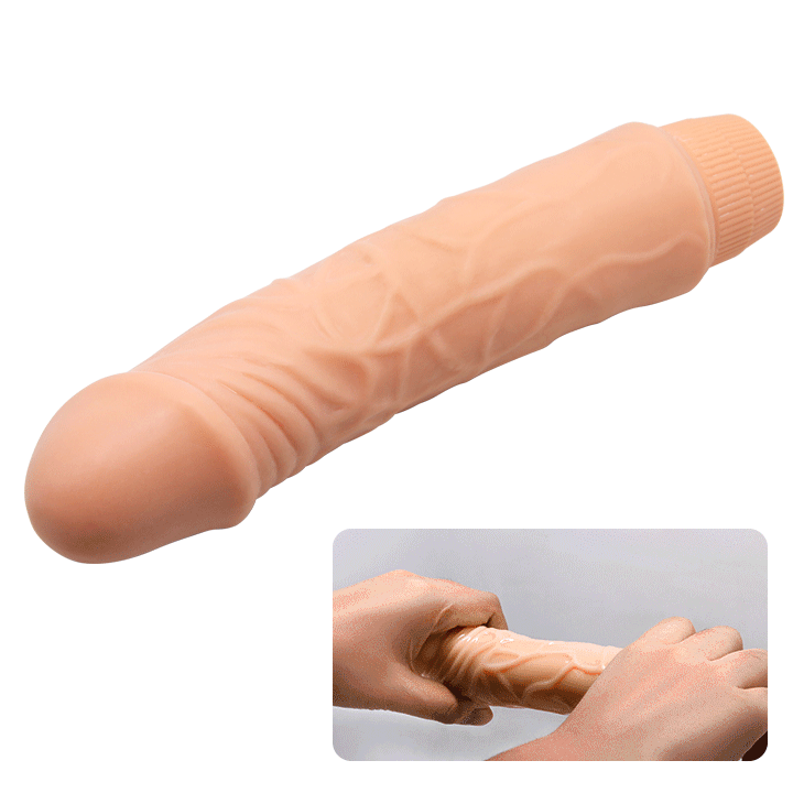 Prótese Realística Vibração Multivelocidade 19,5×4 cm - Imagem 3